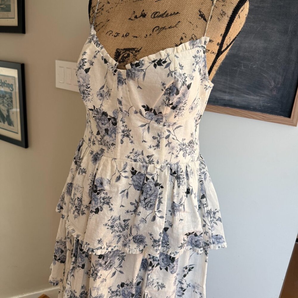 House of Harlow 1960 Floral Tiered Maxi Dress